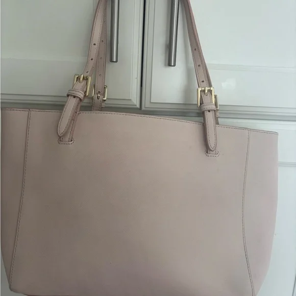 Tory Burch Light Pink Blush Leather Tote Bag! - Picture 2 of 14
